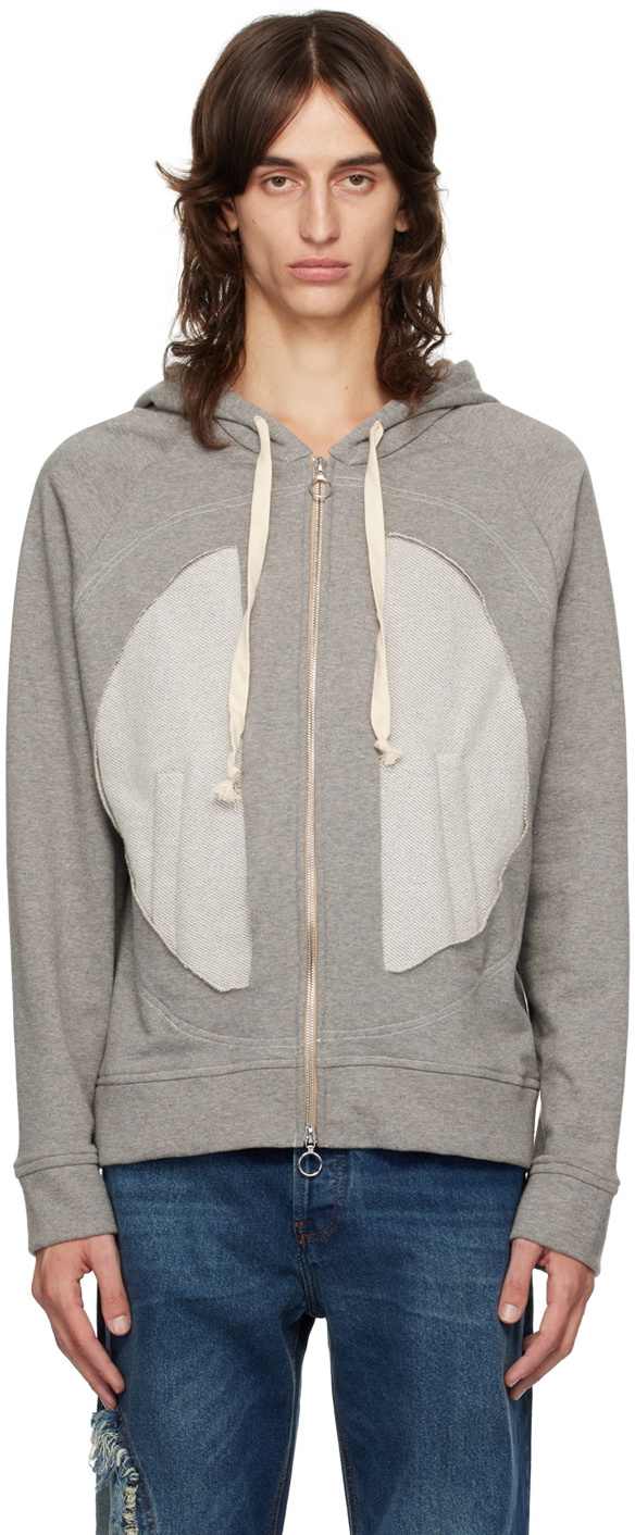 【関税込み】Edward Cuming グレー Lung Window フーディ Edward Cuming Gray Lung Window Hoodie Edward Cuming