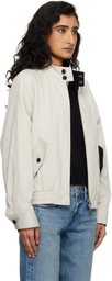 Dunst Beige Modern Harrington Jacket