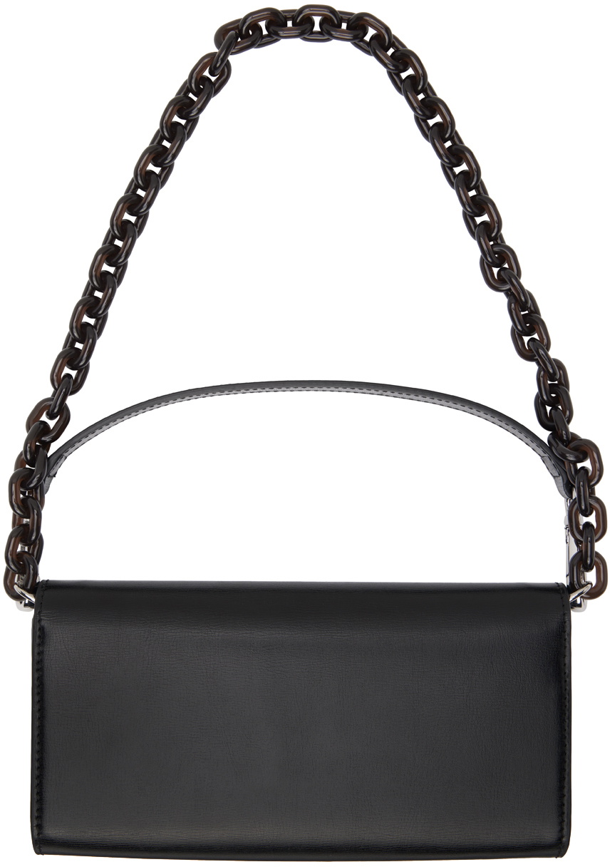 GANNI Black Banner Envelope Wallet GANNI