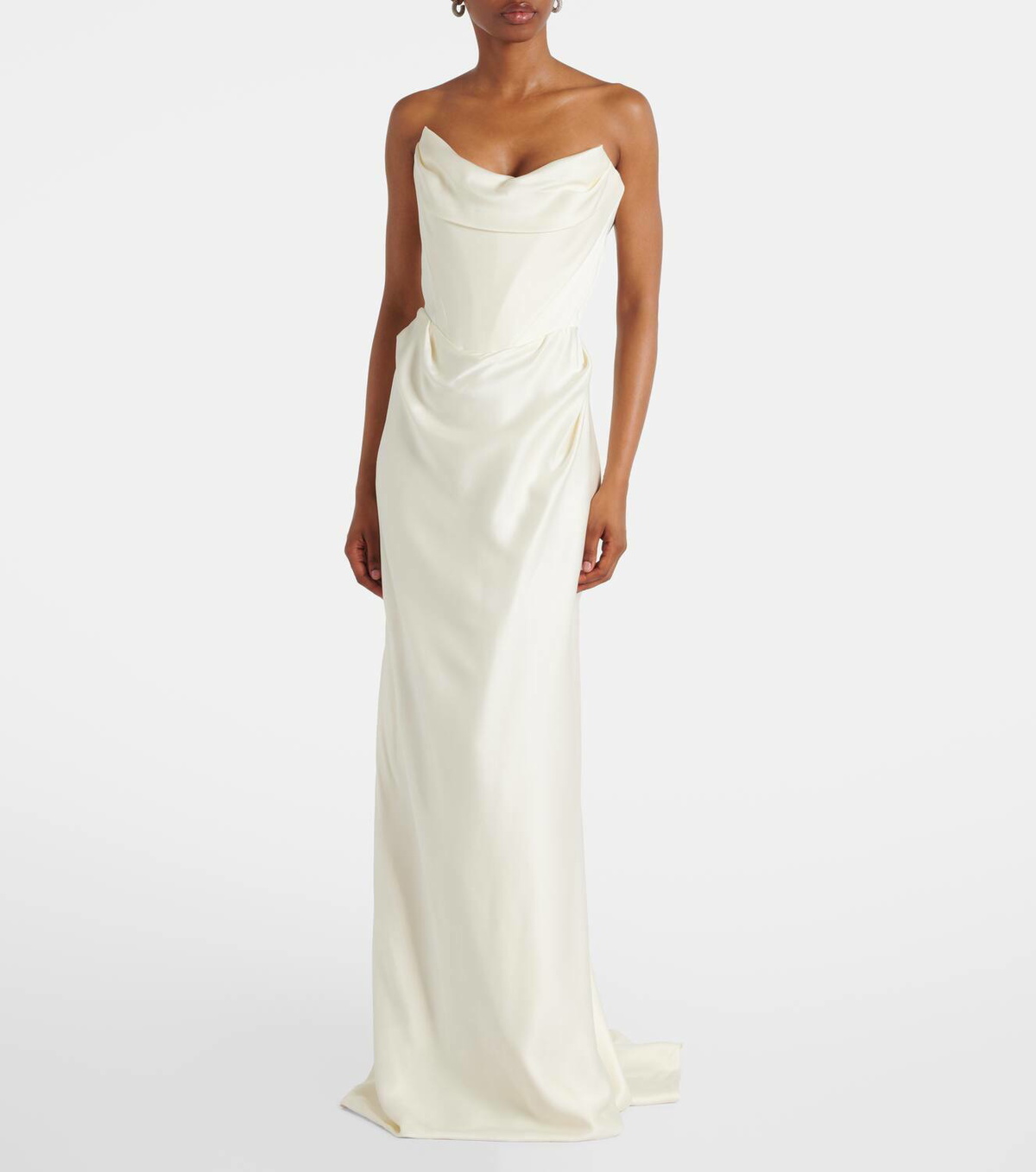Vivienne Westwood Bridal Galaxy crêpe satin corset gown Vivienne Westwood