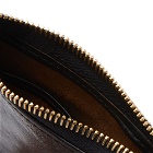 Visvim Men's Leather Zip Wallet in Black