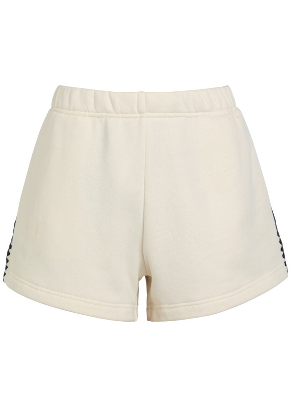 Photo: Rag & Bone Vintage Terry Blanket Stitch Cotton-blend Shorts Cream