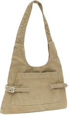 Gimaguas Khaki Nicole Denim Tote