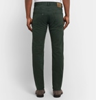 Incotex - Slim-Fit Stretch-Denim Jeans - Dark green
