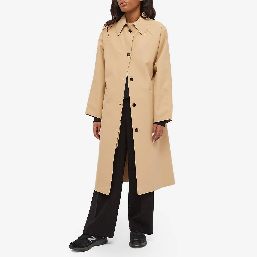 KASSL Editions Women's Original Below Rubber Coat in Latte Kassl
