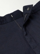 Zegna - Tapered Wool Trousers - Blue