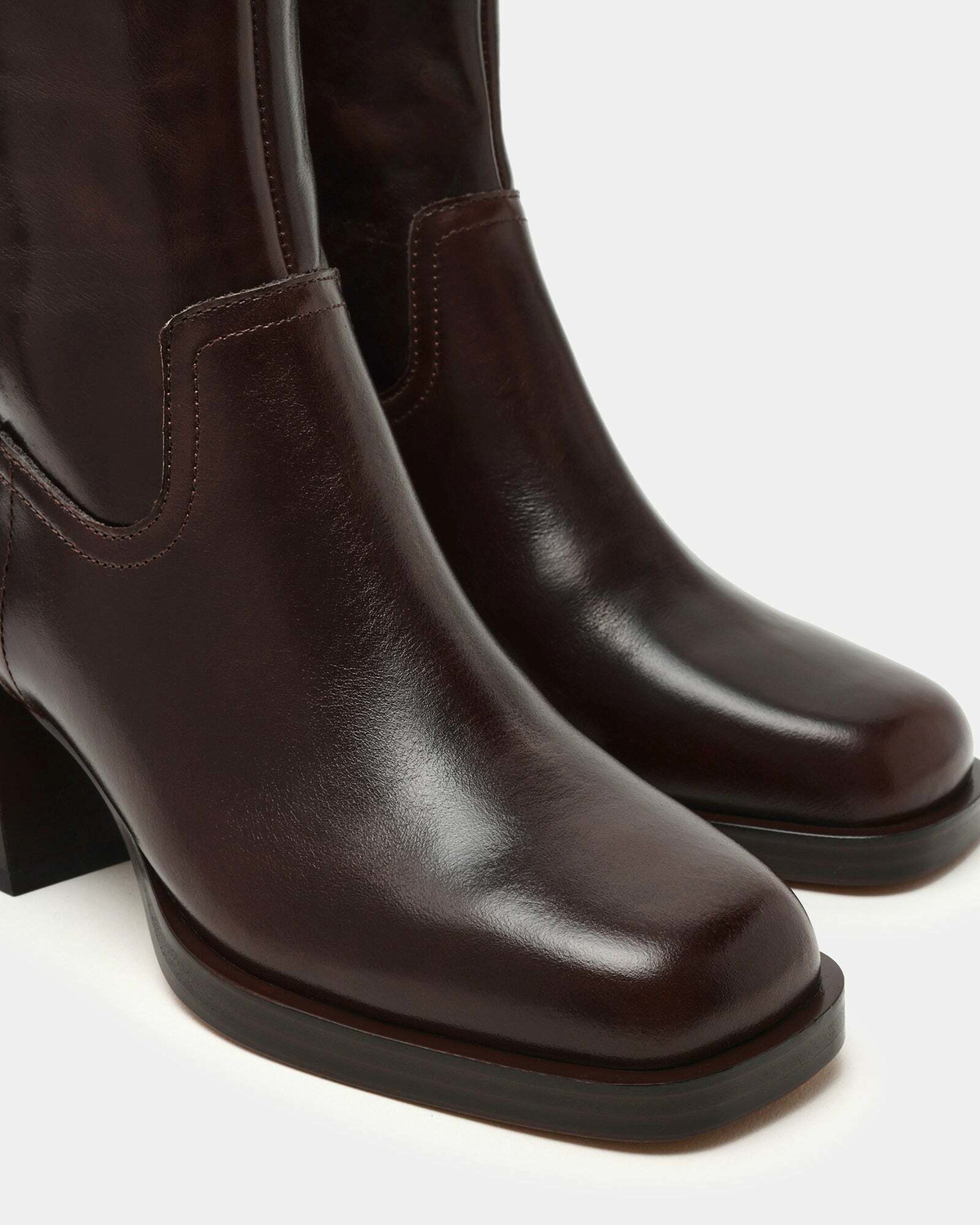 Steve Madden Latches Booties in Brown