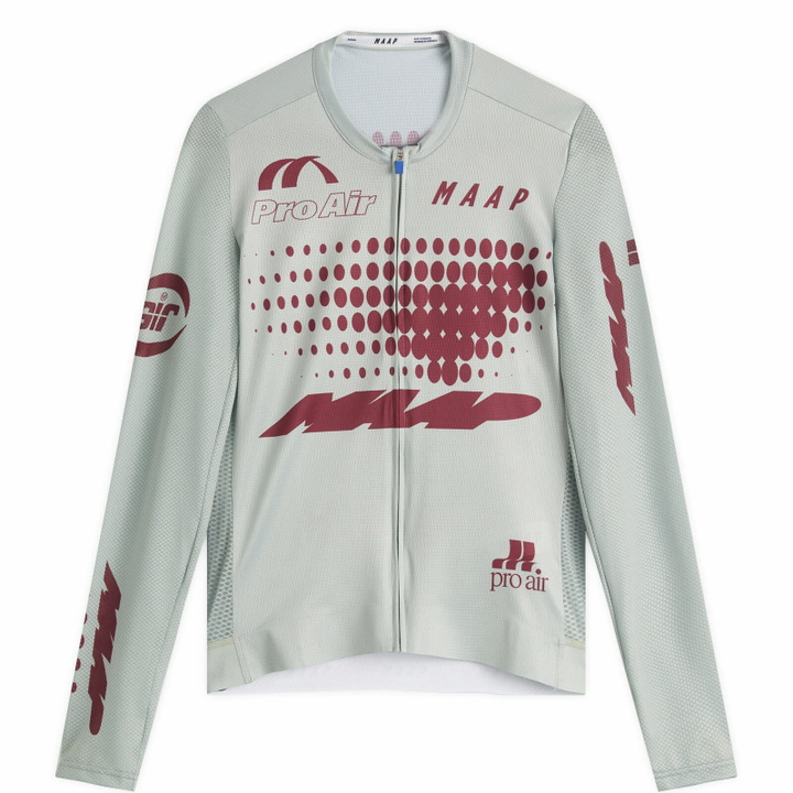 Photo: MAAP Men's Aether Pro Air Long Sleeve Jersey 3.0 in Dove