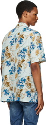 Ksubi Blue Floralist Shirt