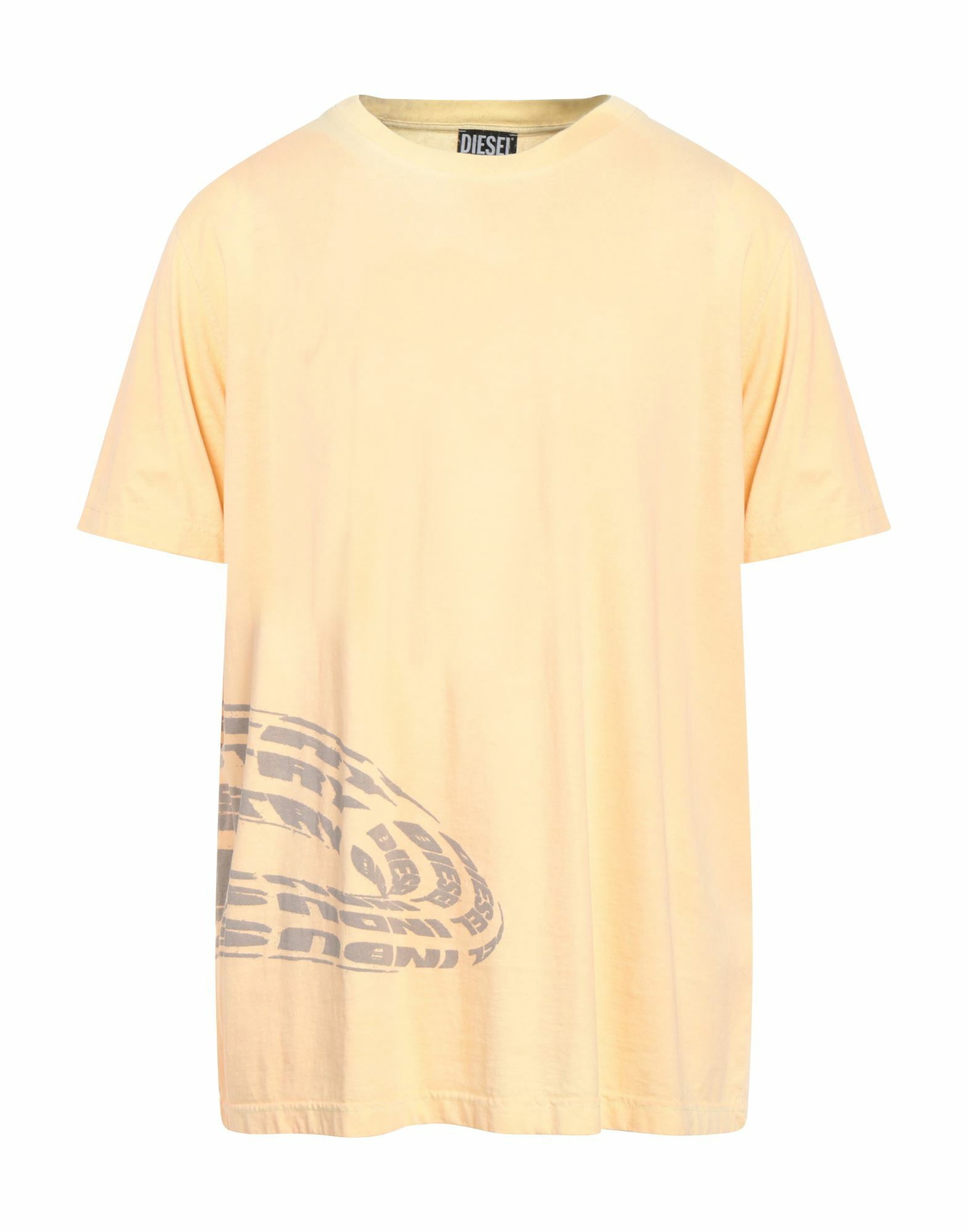 Diesel Mens T-shirt in Yellow