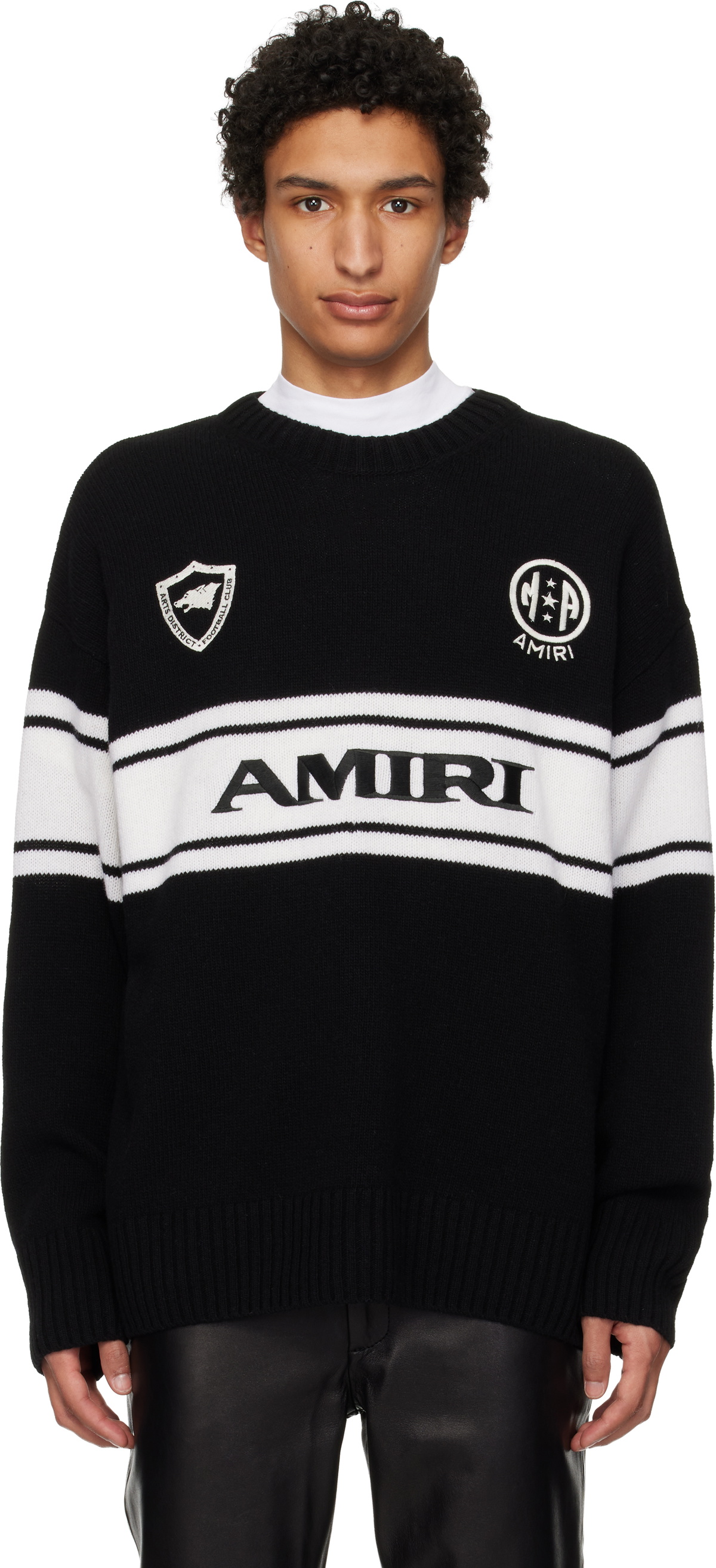AMIRI Black 'AMIRI' Sport Sweater