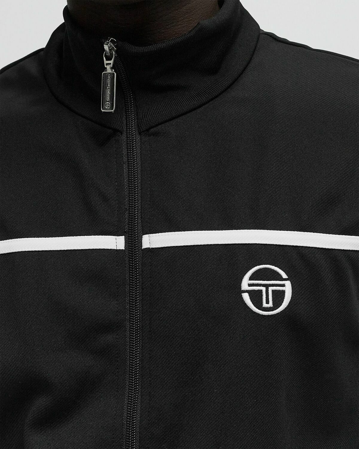 Sergio Tacchini NEW DAMARINDO TRACK TOP Black Mens Track Jacket