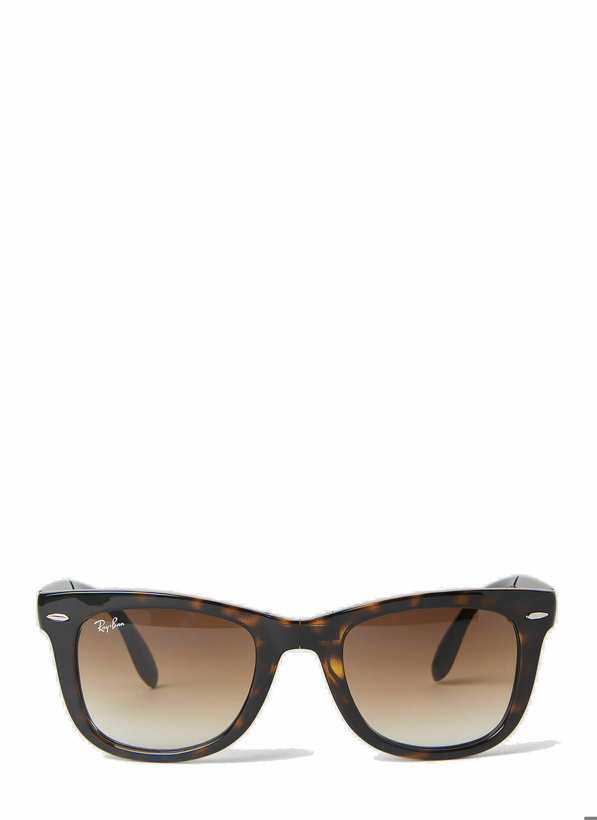 Photo: Ray-Ban - Wayfarer Folding Sunglasses in Brown