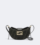 Fendi Croissant FF Zucca shoulder bag