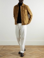 Mr P. - Suede Chore Jacket - Brown