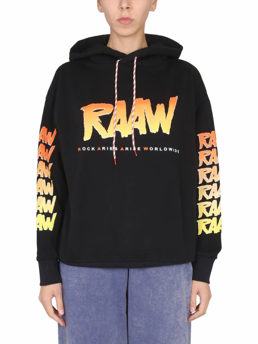 Aries Acid No Problemo Crew Sweat in Pumpkin ARIES