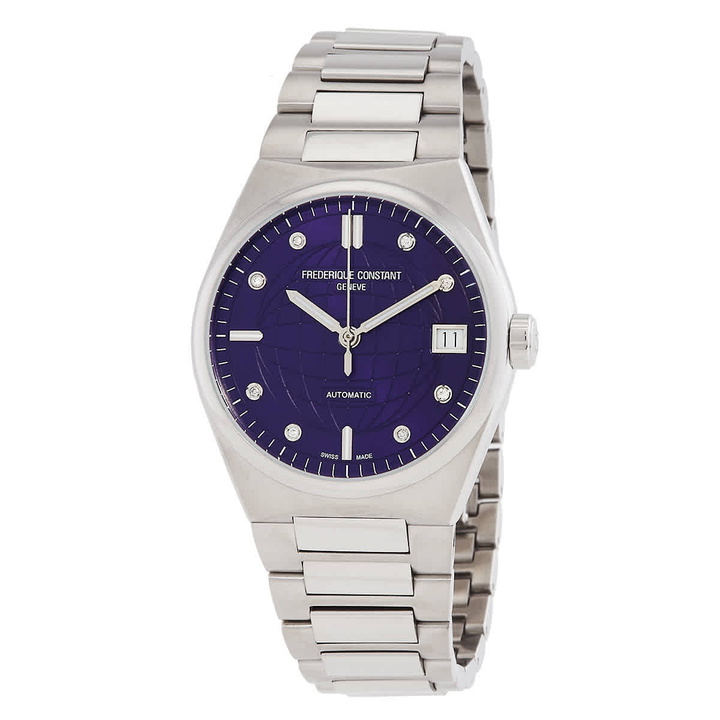 Photo: Frederique Constant Highlife Automatic Purple Dial Ladies Watch FC-303PD2NH6B
