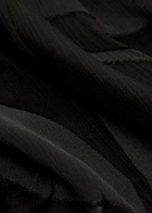 Delos Amaris Devoré Georgette Mini Dress Black