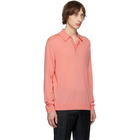 Paul Smith Pink Merino Wool Gentlemen Polo