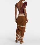 Johanna Ortiz Cotton printed beach cover-up