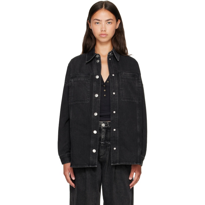 Photo: Isabel Marant Etoile Black Imana Denim Jacket