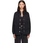 Isabel Marant Etoile Black Imana Denim Jacket