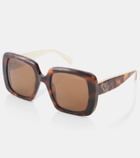 Moncler Blanche oversized sunglasses