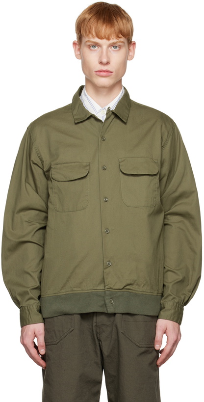 Photo: Engineered Garments Khaki Classic Shirt