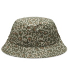A.P.C. Men's Mark Animal Print Bucket Hat in Light Khaki