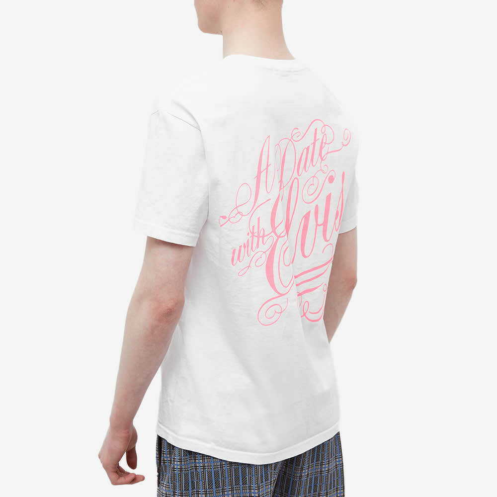 Flagstuff x Cramps Date With Elvis T-Shirt in White Flagstuff