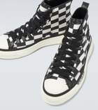 Amiri Court checked high-top sneakers