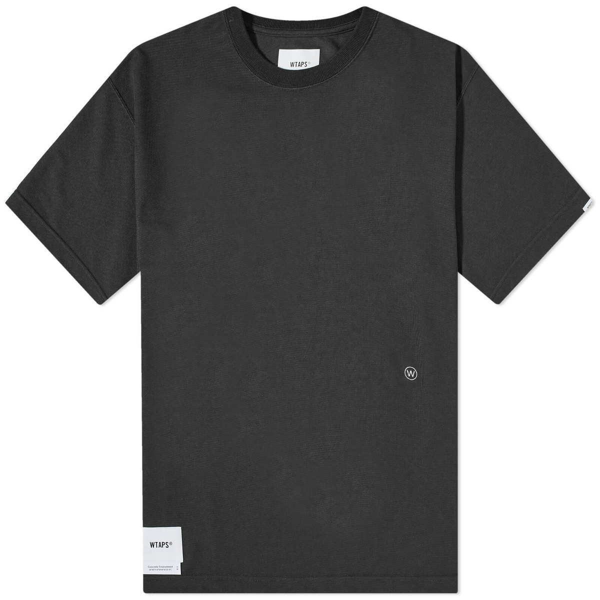 WTAPS Men's 25 W Print T-Shirt in Black