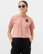 The North Face Wmns Cropped Fine Tee Pink - Womens - Shortsleeves