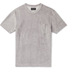 Howlin' - Fons Cotton-Blend Terry T-Shirt - Gray