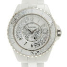 Chanel J12-20 Quartz Diamond White Dial Ladies Watch H6477