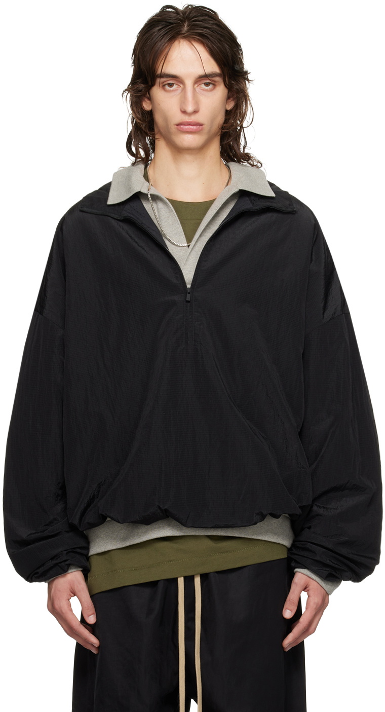 Essentials 2024 Black Half Zip XL