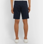 AMI - Slim-Fit Cotton-Twill Bermuda Shorts - Navy