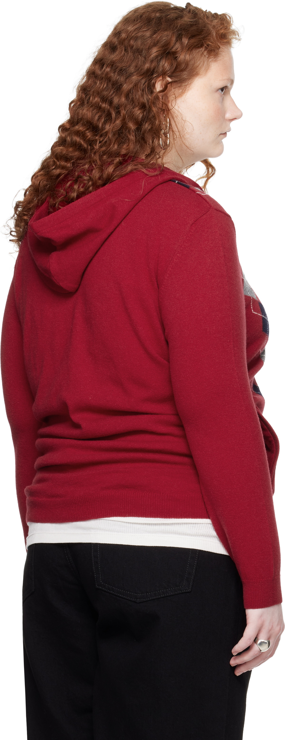 HODAKOVA Red Zip Hoodie