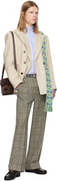 Valentino Garavani Blue & Green Antibes Scarf