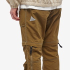 And Wander Men's Taffeta 2 Way Hiker Pant in Khaki