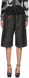 Vivienne Westwood Black Kung Fu Shorts