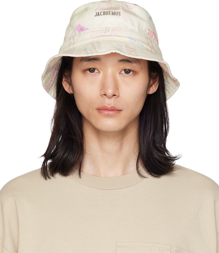 Photo: Jacquemus Multicolor 'Le Bob Gadjo' Beach Hat