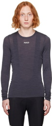 PEdALED Navy Crewneck Long Sleeve T-Shirt