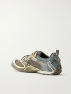 Balenciaga - Radar Gradient Lines Mesh and Rubber Sneakers - Brown