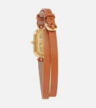 Fendi O'Lock stainless steel watch with diamonds
