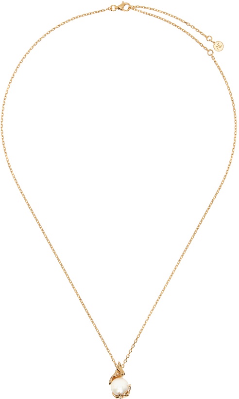 Photo: Alan Crocetti Gold Pearl In Heat Necklace