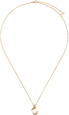Alan Crocetti Gold Pearl In Heat Necklace