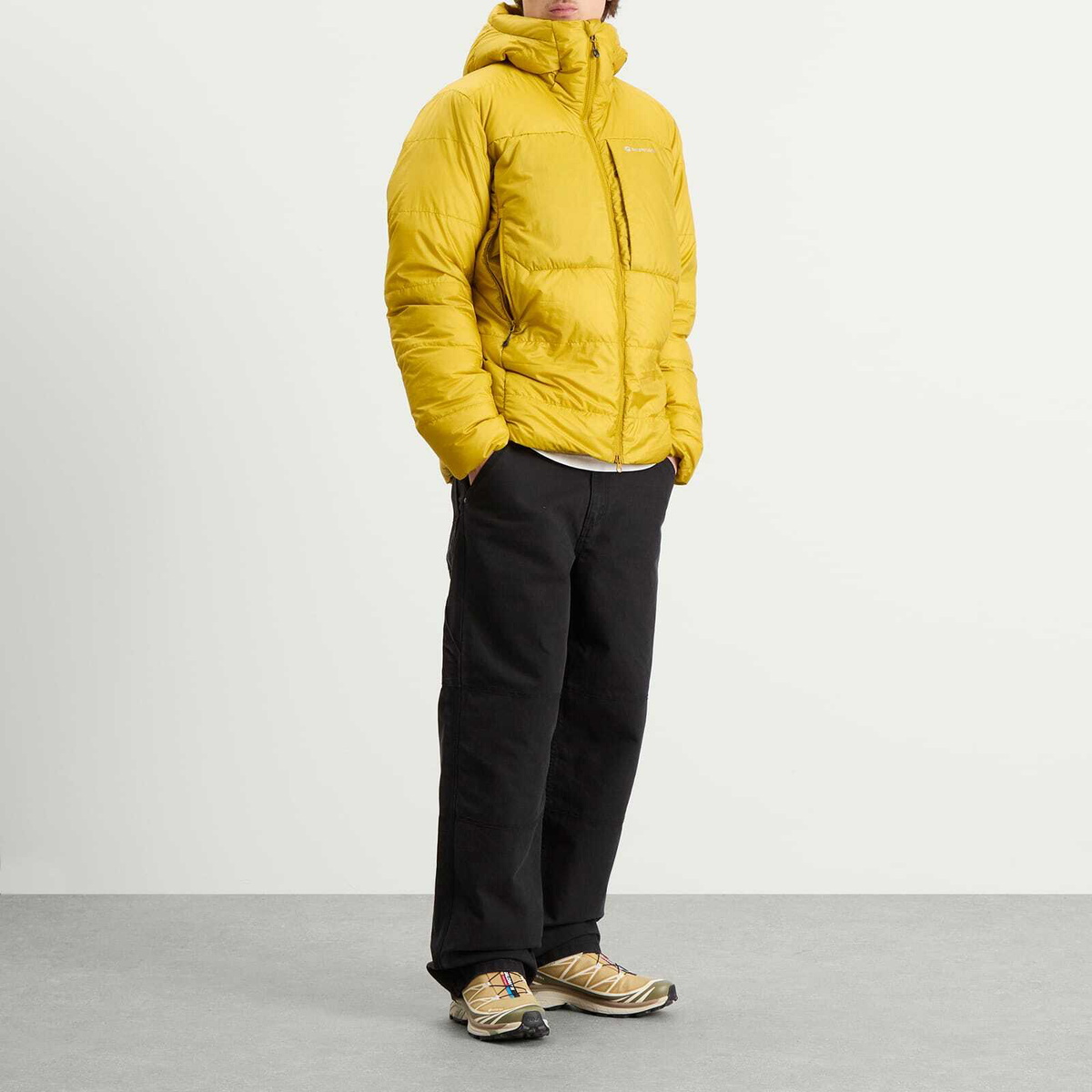Montane Men's Kamen XT Hooded Down Jacket in Ginkgo Gold