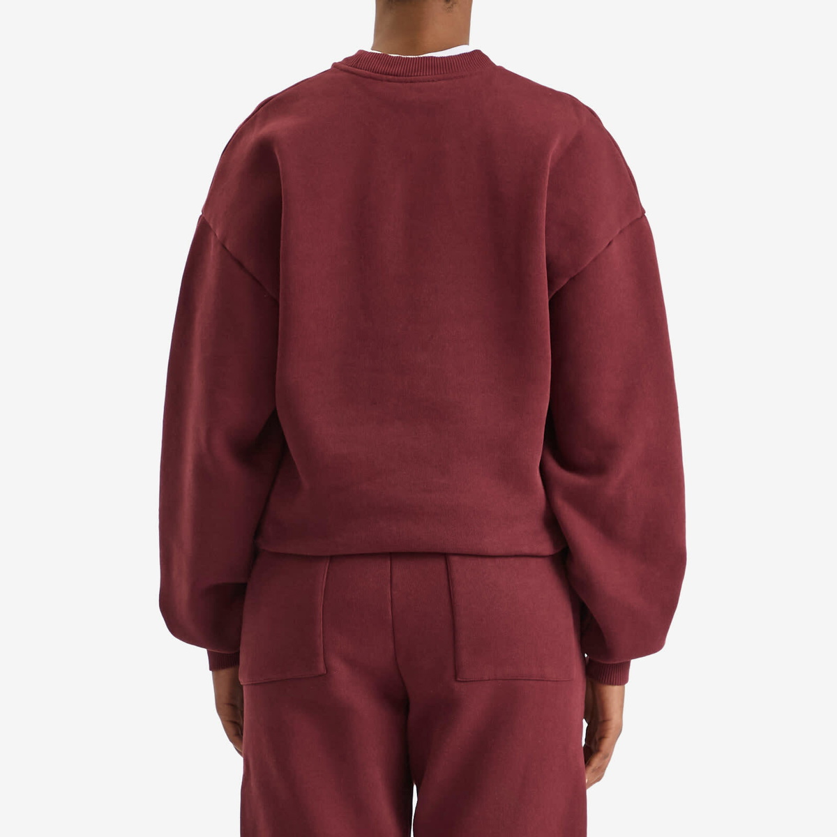 MKI Women's Uniform Crew Neck Sweatshirt Presented by END. in Burgundy/White