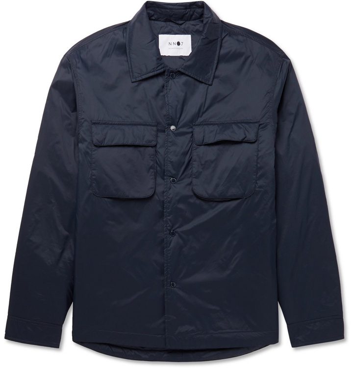 Photo: NN07 - Columbo Padded Shell Overshirt - Blue